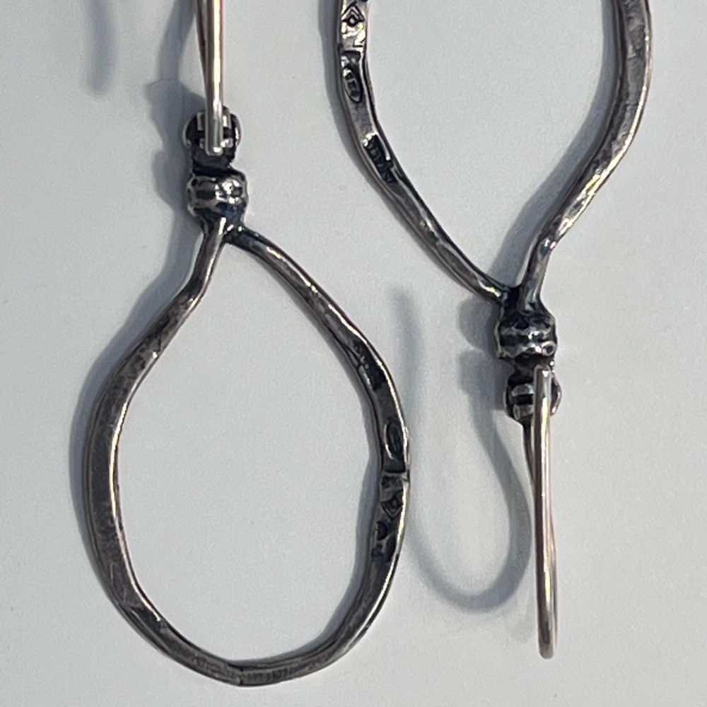 Silpada Lasso Silver Earrings - Picture 8 of 12